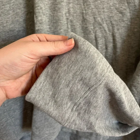 James Perse Vintage French Terry Heather Grey Sweatshirt 1/Small - Picture 7 of 12